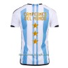 Camiseta de fútbol Champions Argentina 3 Star Primera Equipación Mundial 2022 - Hombre